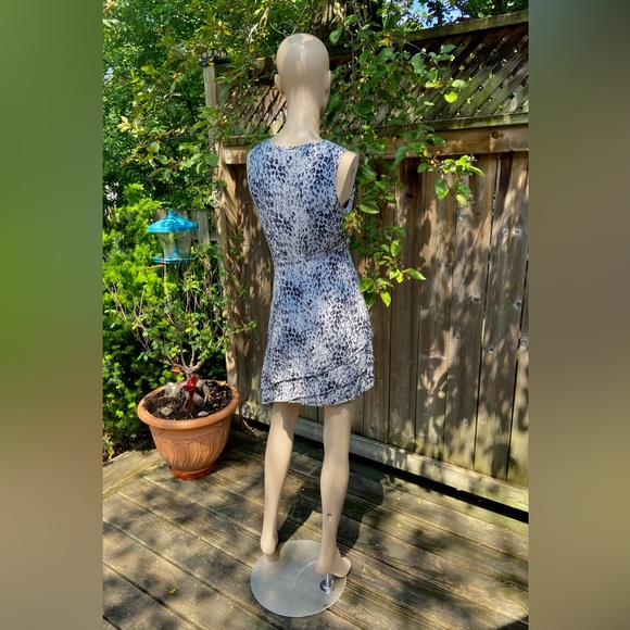 Animal Print Asymmetrical Mini Dress - Picture 10 of 14